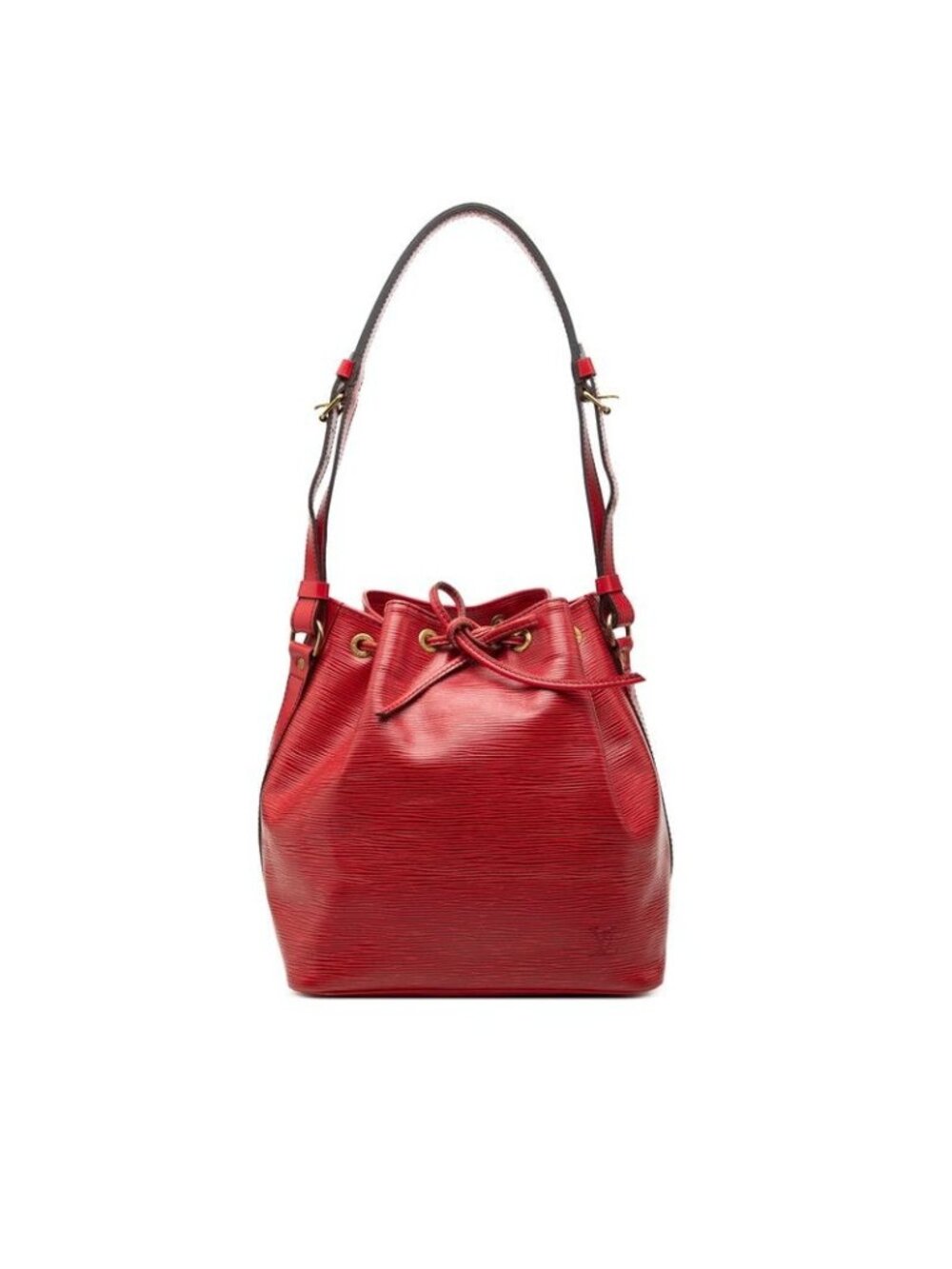 Louis Vuitton Epi Petit Noe Bag Castilian Red Leather